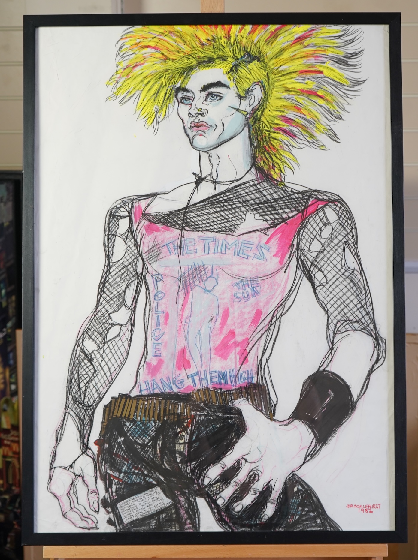 Jo Brocklehurst, 1935-2006, Portrait of a Punk